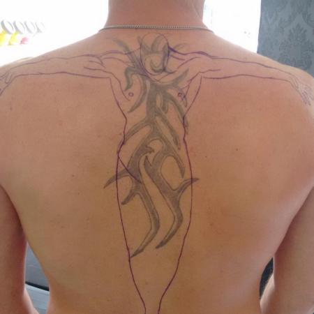 Cover-Up Vorher