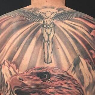 Rücken-Tattoo